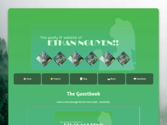 guestbook screenshot
