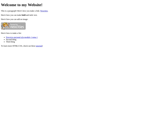 index screenshot