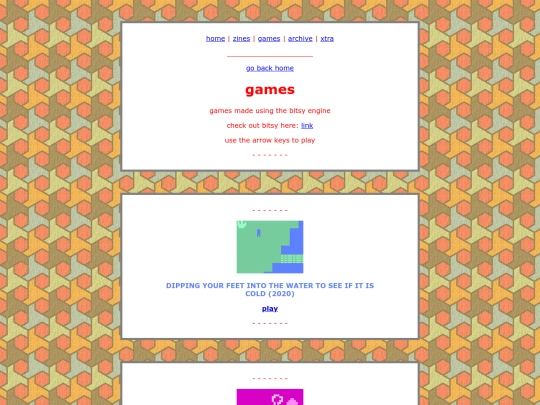 games screenshot