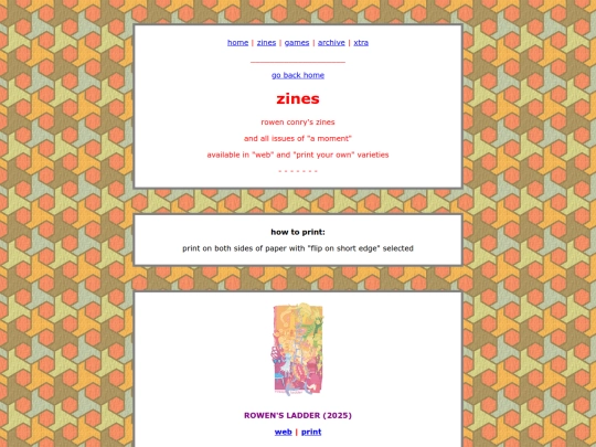 zines screenshot