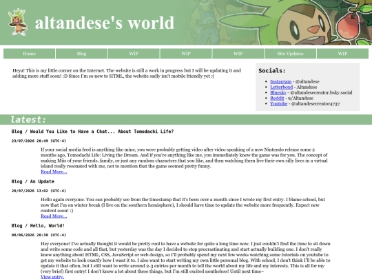 index screenshot
