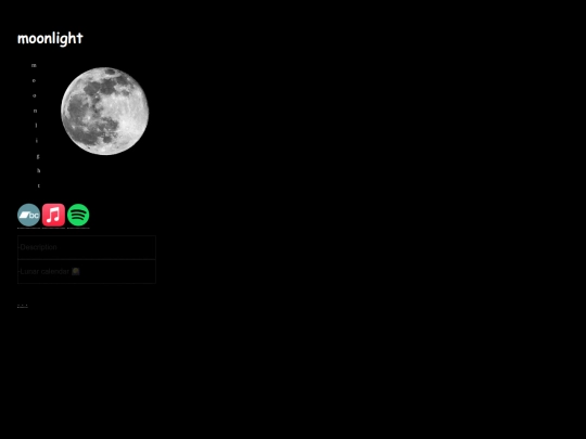 music/moonlight screenshot