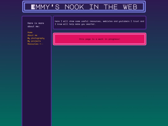 Resources screenshot