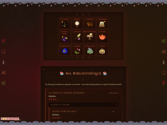 library screenshot