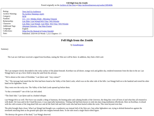 fic/23854696FellHighfromtheZenith screenshot