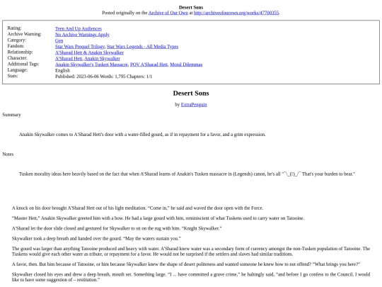 fic/47700355DesertSons screenshot