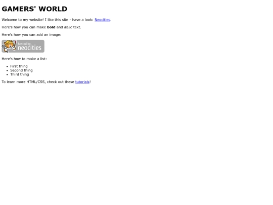 index screenshot