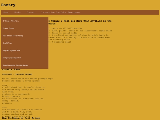 poetry screenshot