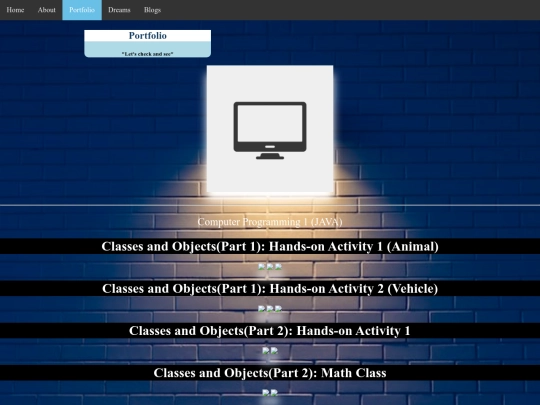 portfolio screenshot