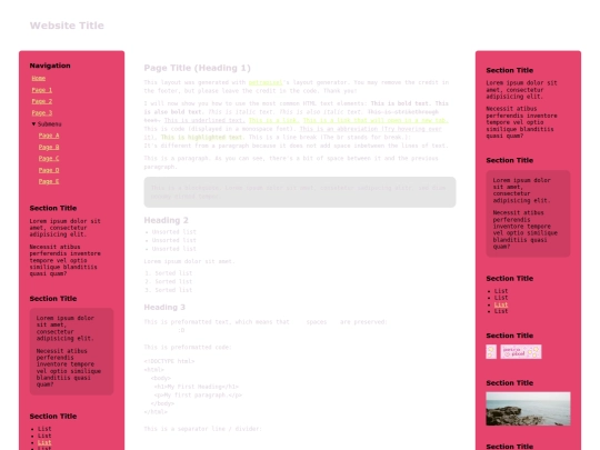 index screenshot