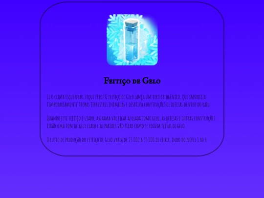 feitiços/gelo screenshot