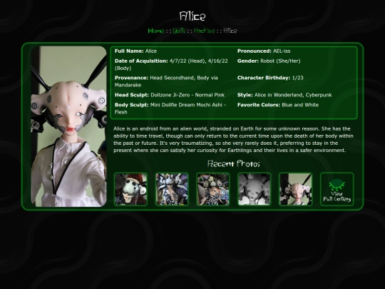 Dolls/Archive/Alice screenshot