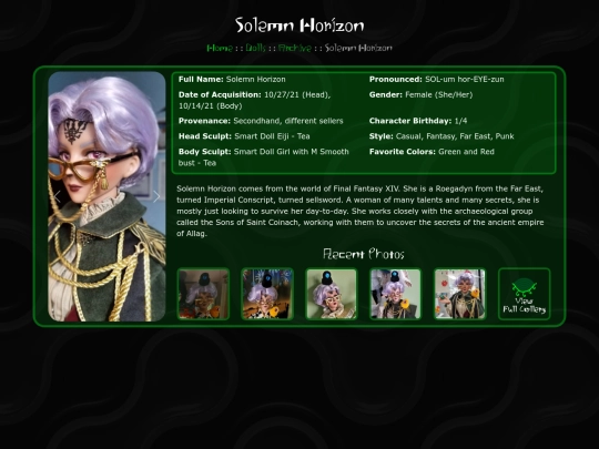 Dolls/Archive/Solemn screenshot