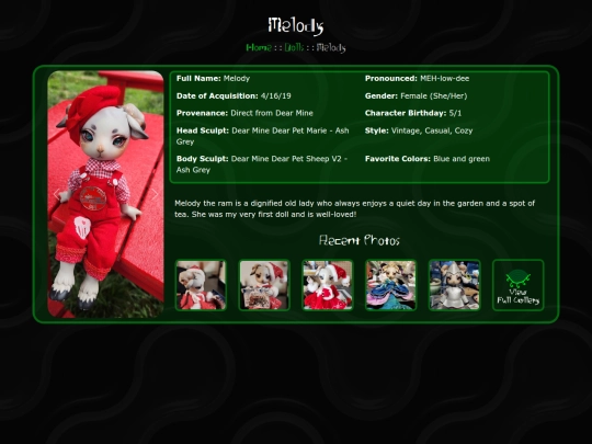 Dolls/Melody screenshot