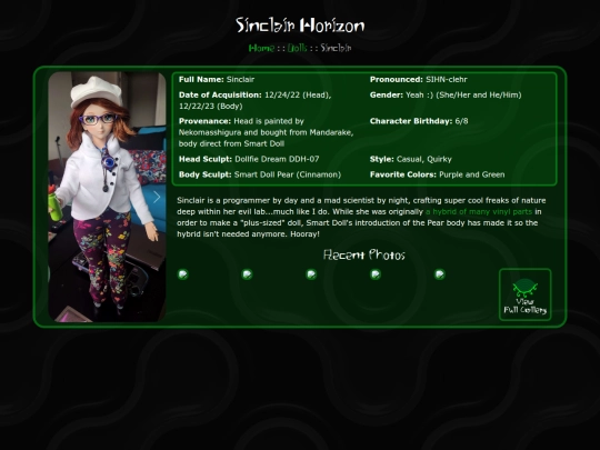 Dolls/Sinclair screenshot