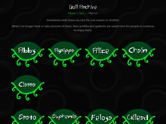 Dolls/archive screenshot
