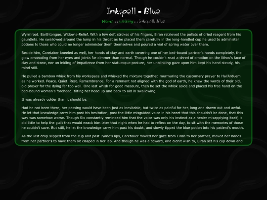 Writing/blue screenshot