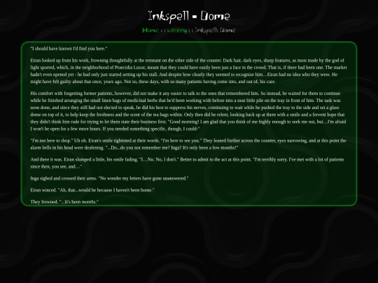 Writing/dome screenshot