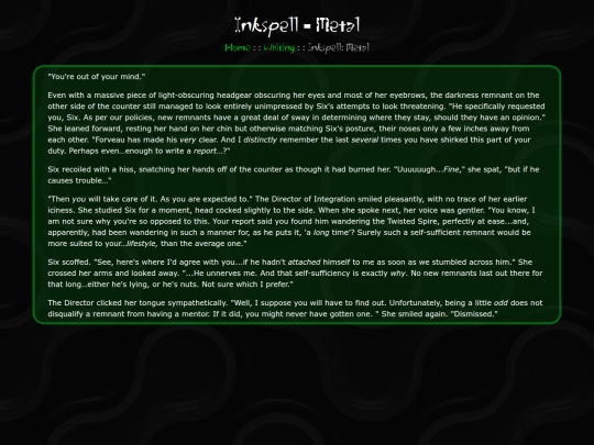 Writing/metal screenshot