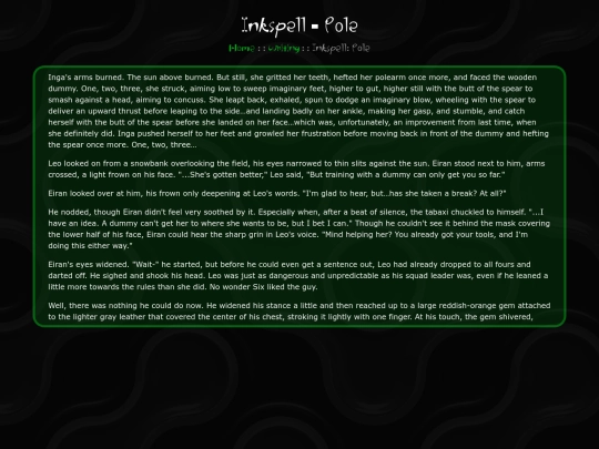 Writing/pole screenshot