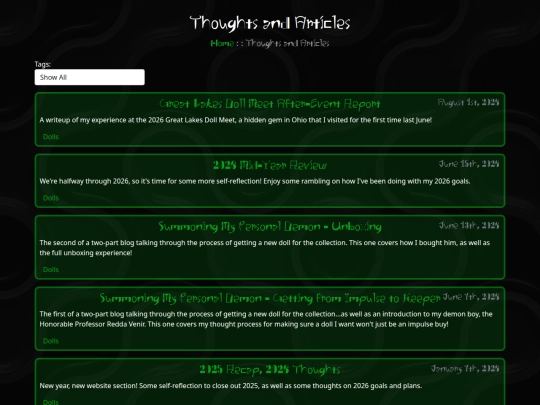 articles screenshot