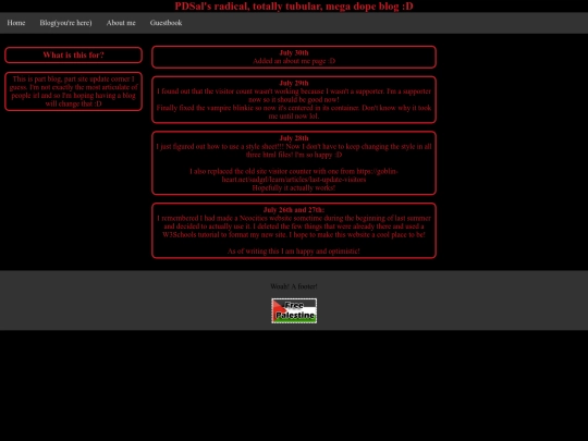 blog screenshot