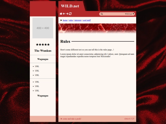 rules screenshot
