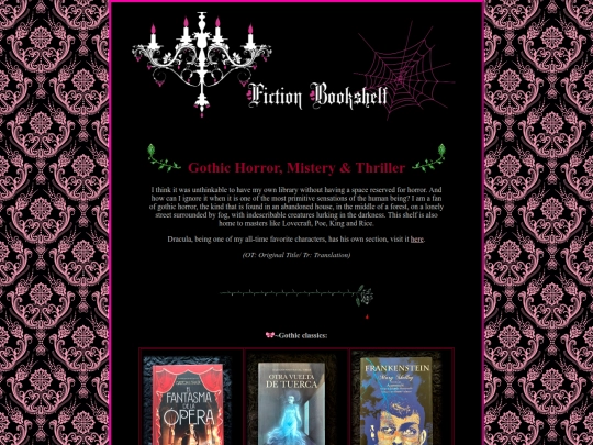 Bookcase/Fiction screenshot
