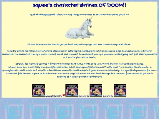 charactershrinehome screenshot