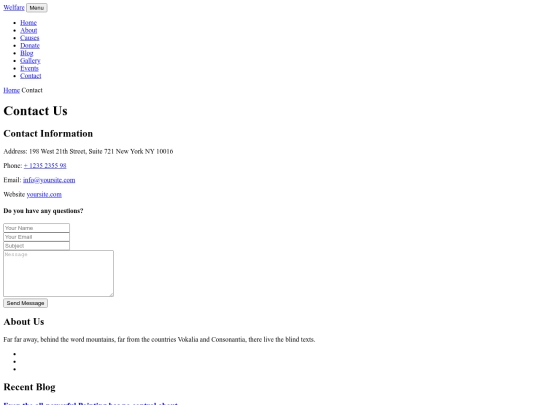 contact screenshot