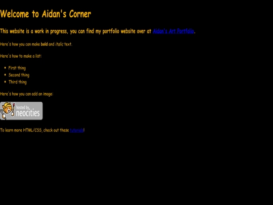 index screenshot