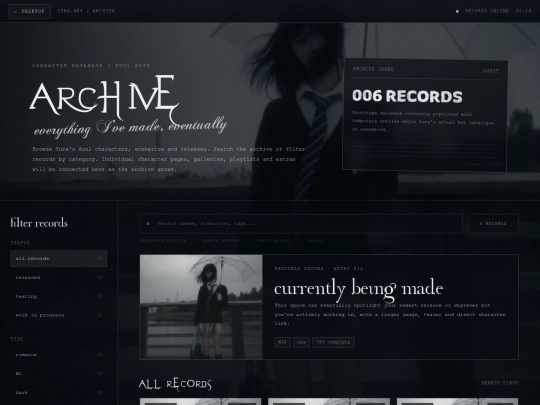 archive screenshot