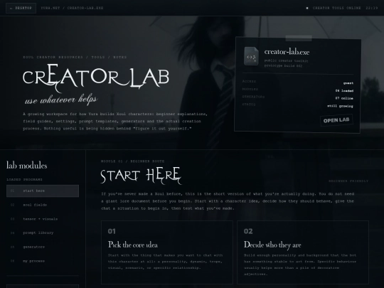 creator-lab screenshot