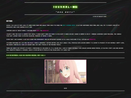 Journal/journal-02 screenshot