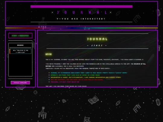 journal screenshot