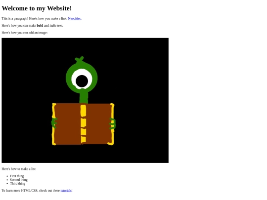 test screenshot