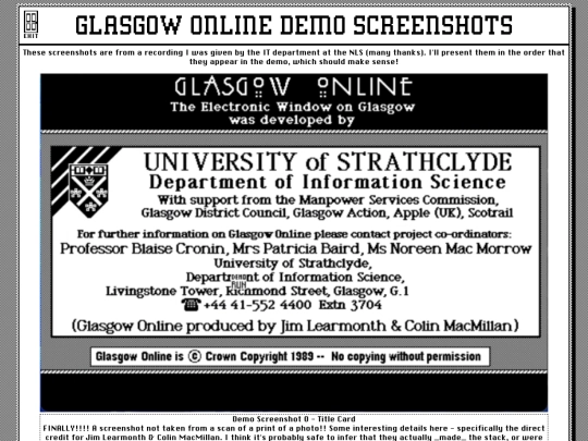 glasgow/glasgowdemo screenshot