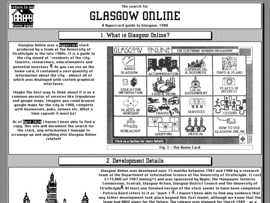 glasgow/glasgowonline screenshot