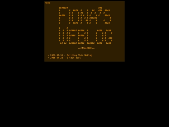 weblog screenshot