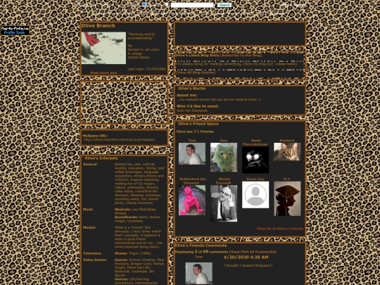 myspace screenshot