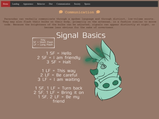 info nav/communication screenshot