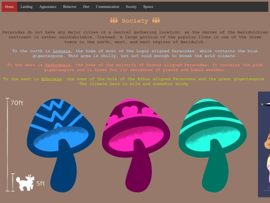info nav/society screenshot