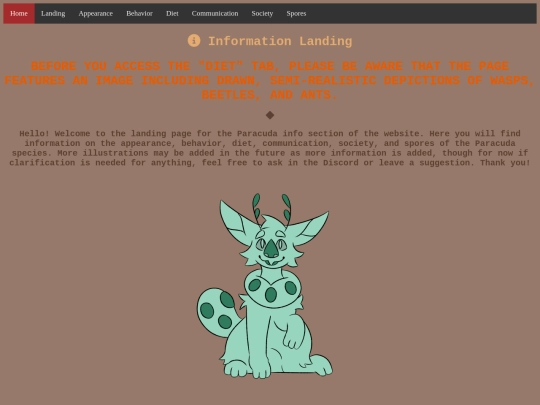 info screenshot