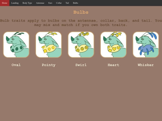 trait nav/bulbs screenshot
