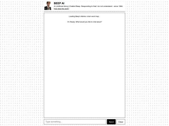 chatbot screenshot