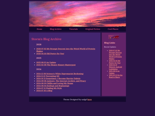 Blog_Archive screenshot