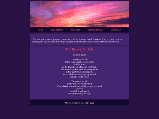 original-fiction/2025-05-02-the-recipe-for-life screenshot