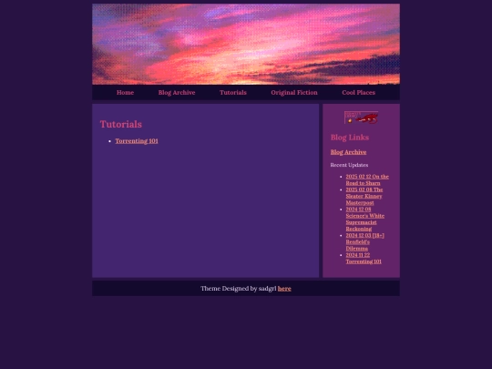 tutorials screenshot