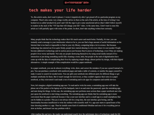 techmakesyourlifeharder screenshot