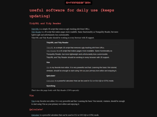 usefulpiecesofsoftware screenshot